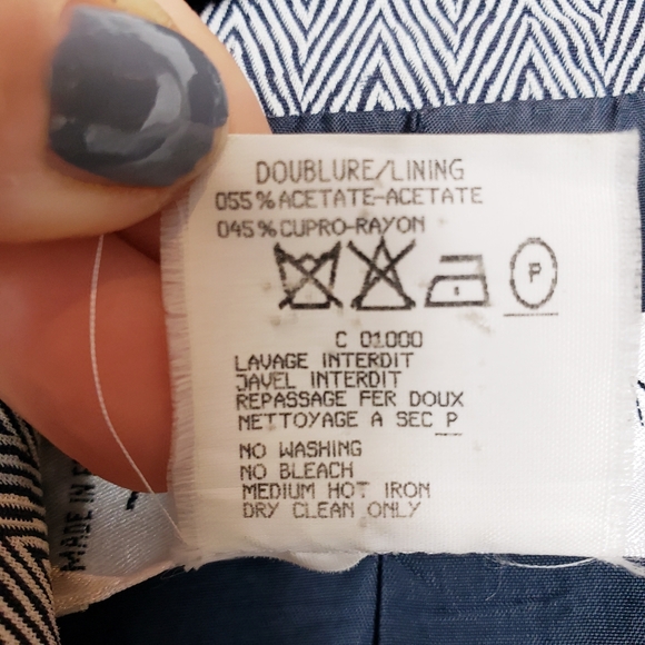 Yves Saint Laurent lightweight herringbone jacket - Picture 7 of 8